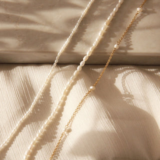 Tiny Freshwater Pearl Necklace