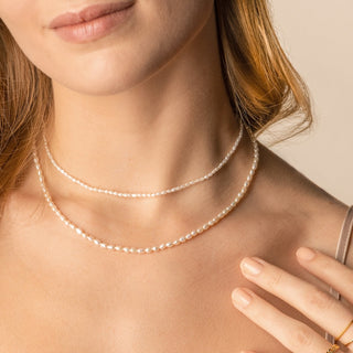Tiny Freshwater Pearl Necklace