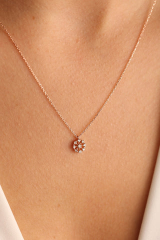 Minimalist Diamond Necklace By Harshita Jewellery