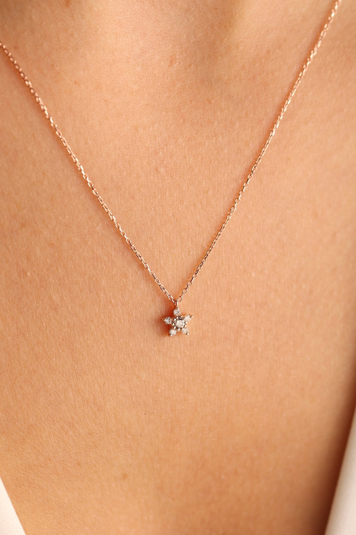 Star Diamond Necklace  By Harshita Jewellery