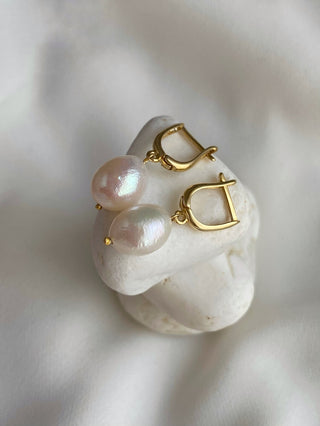 Fresh Water Pearl Earrings 925 Sterling Silver jewelry
