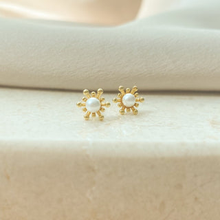 Freshwater Pearl Stud Earrings | Genuine Pearl Earrings | Minimalist Earrings | Everyday Jewelry