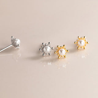 Freshwater Pearl Stud Earrings | Genuine Pearl Earrings | Minimalist Earrings | Everyday Jewelry