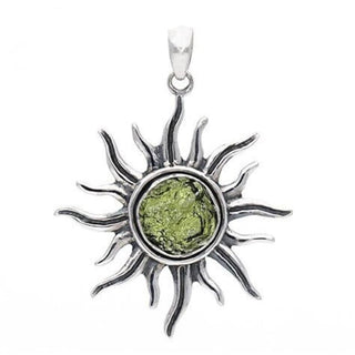 Genuine Moldavite Rough Pendant 100% Natural With Certified Gemstone From Czech Republic