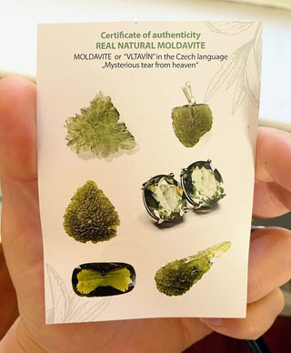 Natural Moldavite Raw Pendant For Girls 925 Sterling Silver Jewelry