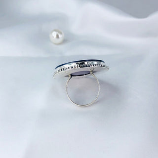 Lapis Lazuli Gemstone Ring By Harshita Jewellery