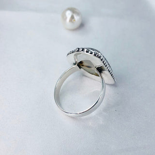 Natural Montana Agate Ring By Harshita Jewellery