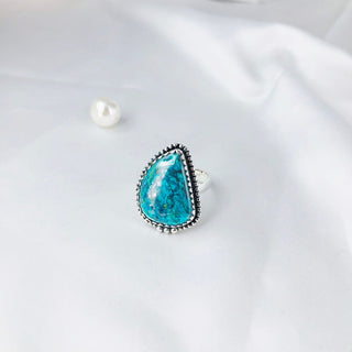 Natural Azurite Ring By Harshita Jewellery