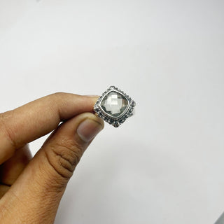 Green Amethyst Ring By Harshita Jewellery