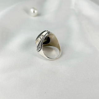 Natural Labradorite Ring By Harshita Jewellery