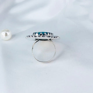 Sea Sediment Jasper Gemstone Ring By Harshita Jewellery