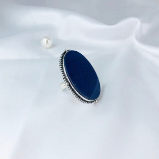 Lapis Lazuli Gemstone Ring By Harshita Jewellery