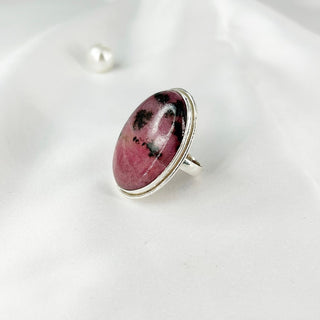 Natural Rhodonite Gemstone Ring By Harshita Jewellery