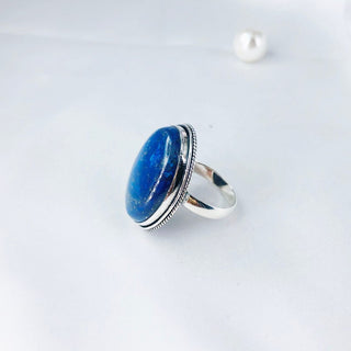 Natural Lapis Lazuli ring By Harshita Jewellery