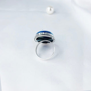 Natural Lapis Lazuli ring By Harshita Jewellery