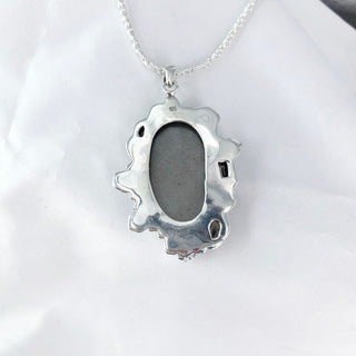 Silver Sheen Obsidian Pendant By Harshita Jewellery