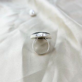 Natural Labradorite Gemstone Ring By Harshita Jewellery