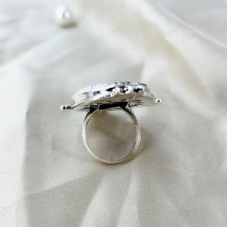 Natural Wild Horse Gemstone Ring By Harshita Jewellery