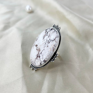 Natural Wild Horse Gemstone Ring By Harshita Jewellery