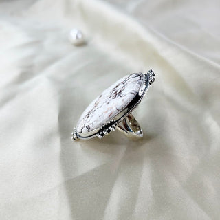 Natural Wild Horse Gemstone Ring By Harshita Jewellery