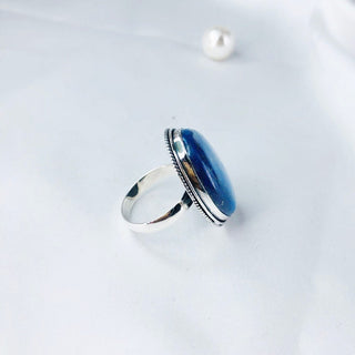 Natural Lapis Lazuli ring By Harshita Jewellery