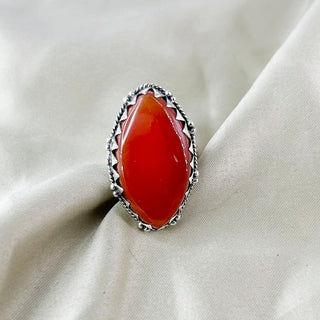 Natural Carnelian Ring By Harshita Jewellery