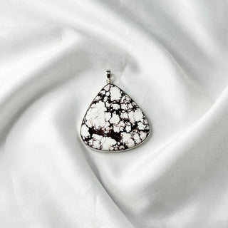 Natural Wild Horse Magnesite Gemstone Pendant By Harshita Jewellery