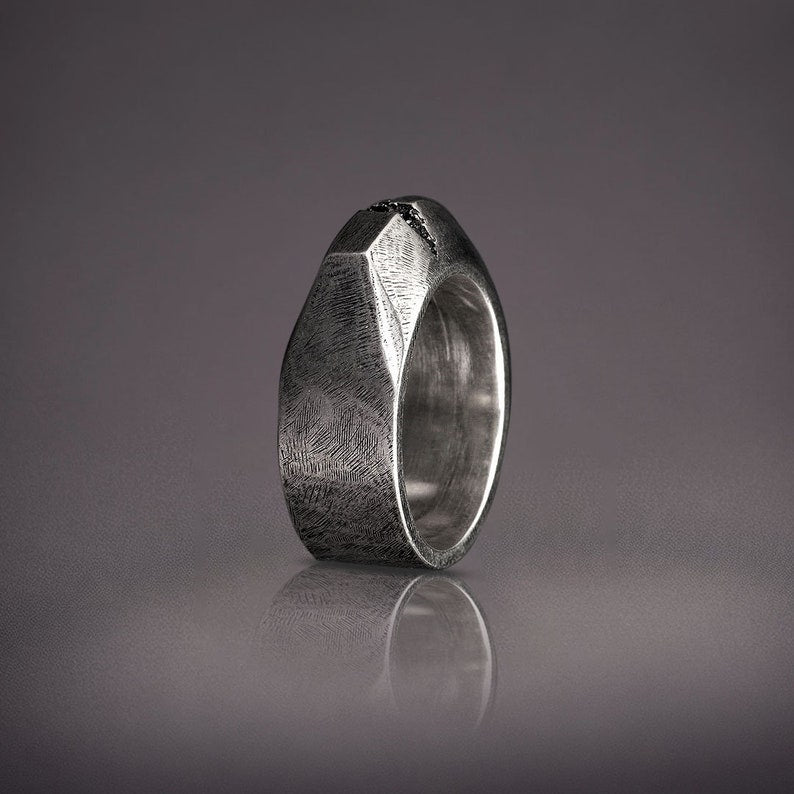 Black Onyx Men's Ring By Harshita Jewellery
