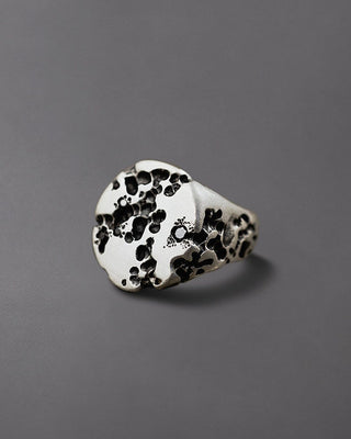 100% Natural Black Onyx Men's Ring By Harshita Jewellery