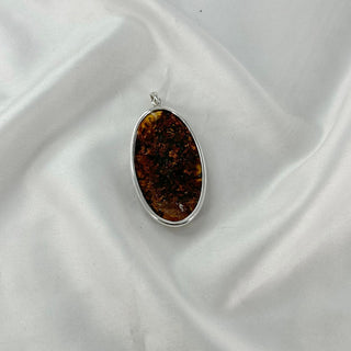 Natural Red Moss Agate Pendant By Harshita Jewellery