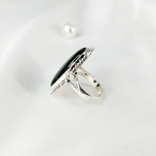 Natural Labradorite Gemstone Ring By Harshita Jewellery