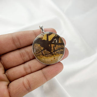 Mookaite Jasper Pendant By Harshita Jewellery