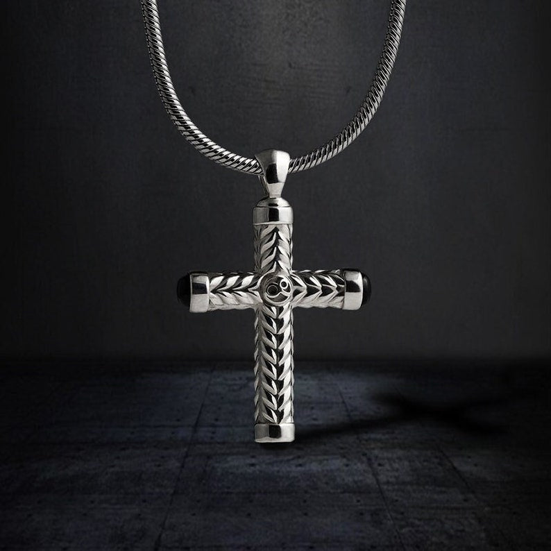 Black Onyx Men's Pendant By Harshita Jewellery
