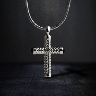 Black Onyx Men's Pendant By Harshita Jewellery