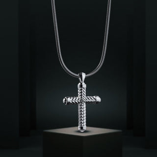 18K Gold Cross Men's Pendant By Harshita Jewellery