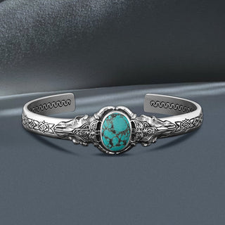 Mens Turquoise Adjustable Bracelet by Harshita Jewellery