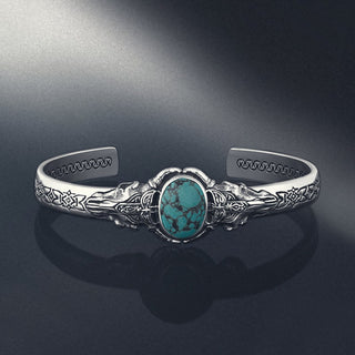 Mens Turquoise Adjustable Bracelet by Harshita Jewellery