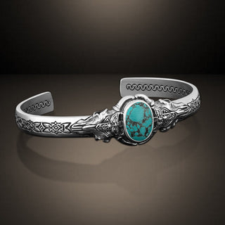 Mens Turquoise Adjustable Bracelet by Harshita Jewellery