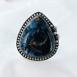 Natural Pietersite Gemstone Ring By Harshita Jewellery