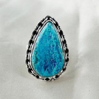 Natural Azurite Ring By Harshita Jewellery