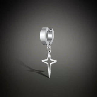 Mens Dangle Star Earrings By Harshita Jewellery