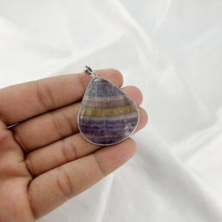 Natural Fluorite Pendant By Harshita Jewellery