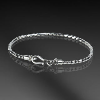 Men's Silver Chain Bracelet by Harshita Jewellery