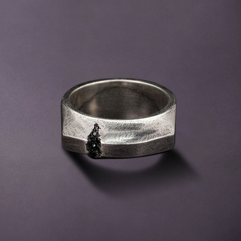 Black Onyx Men's Ring By Harshita Jewellery
