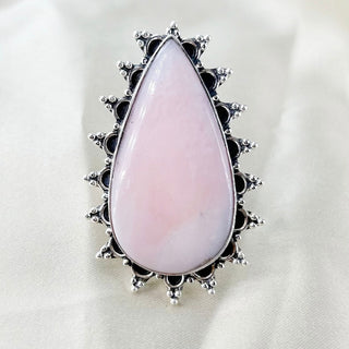 Pink Opal Ring By Harshita Jewellery