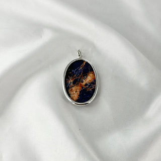 Natural Sodalite Pendant By Harshita Jewellery