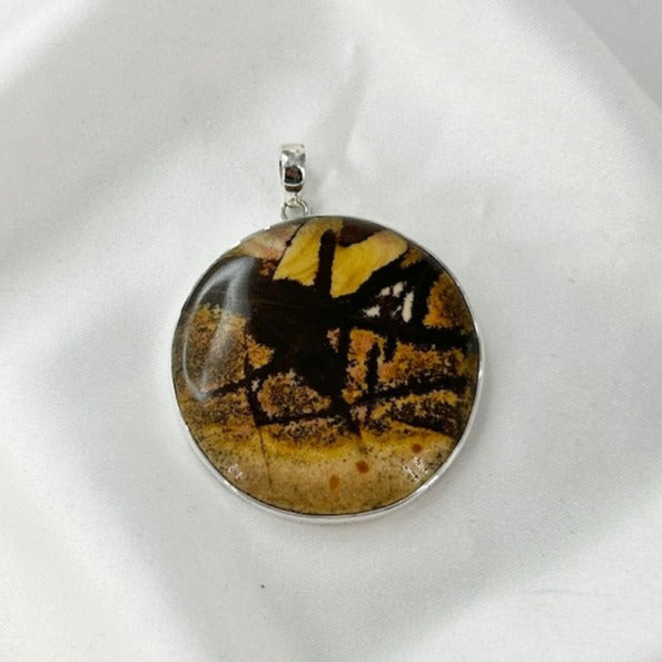 Mookaite Jasper Pendant By Harshita Jewellery