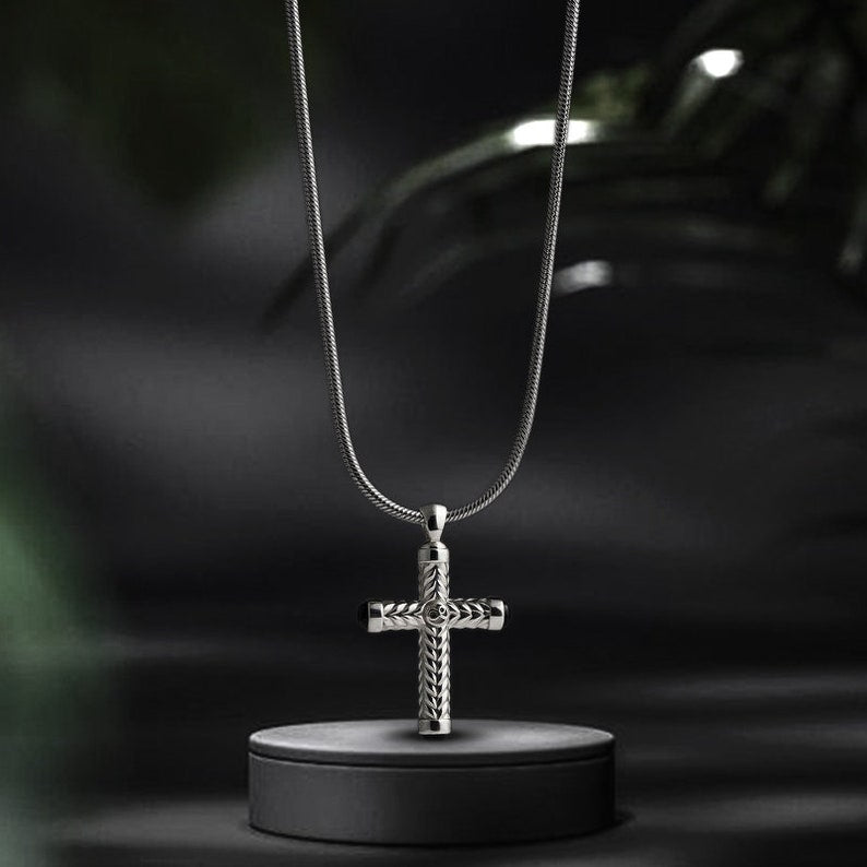 Black Onyx Men's Pendant By Harshita Jewellery