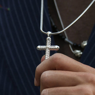 18K Gold Cross Men's Pendant By Harshita Jewellery