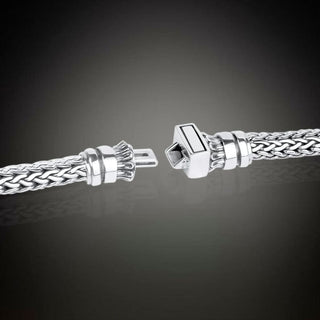 Men's Silver Chain Bracelet by Harshita Jewellery